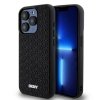 DKNY DKHCP15X3DRPWK iPhone 15 Pro Max 6.7  czarny/black hardcase 3D Rubber Repeat Pattern